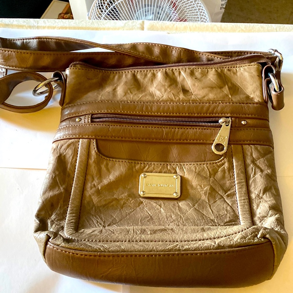 Leather Stone Mountain purse